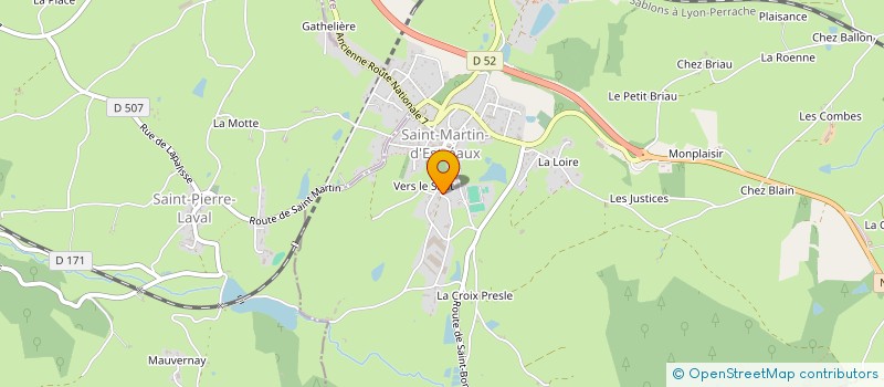 localisation de l'entreprise MADAME BERENGERE RIVOLIER  SAINT-MARTIN-D'ESTREAUX