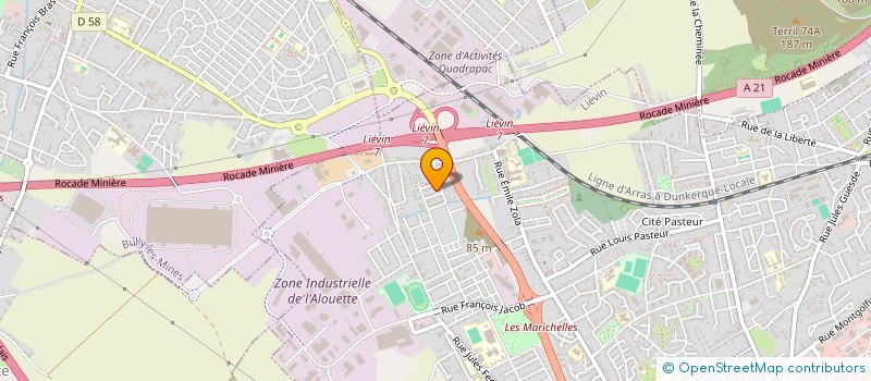 localisation de l'entreprise MADAME BERENGERE RIZZUTO  LIEVIN