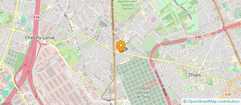 localisation de l'entreprise MADAME BERENGERE ROUSSARIE  THIAIS