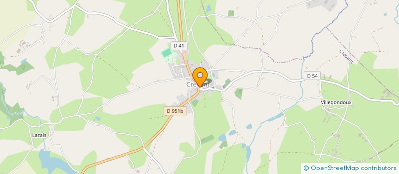 localisation de l'entreprise MADAME BERENGERE SERREAU  CREVANT