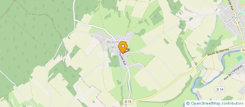 localisation de l'entreprise MADAME BERENGERE SOLLIER  CHEVIGNEY