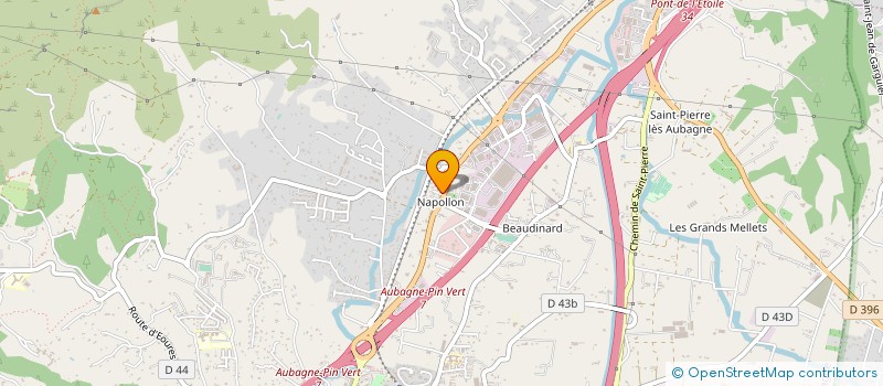 localisation de l'entreprise MADAME BERENGERE TAFFIGNON à AUBAGNE