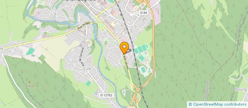 localisation de l'entreprise MADAME BERENGERE TUQUET  CHAMPAGNOLE