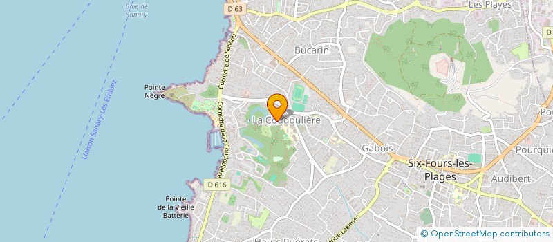 localisation de l'entreprise MADAME BERENGERE VALERIANO à SIX-FOURS-LES-PLAGES