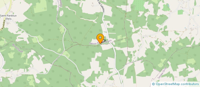 localisation de l'entreprise MADAME BERENGERE VANBESSELAERE  SAINTE-EULALIE-D'ANS