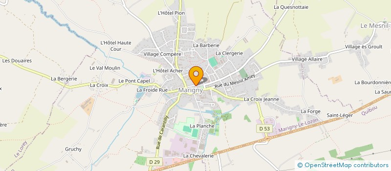 localisation de l'entreprise MADAME BERENGERE VIAL  MARIGNY-LE-LOZON