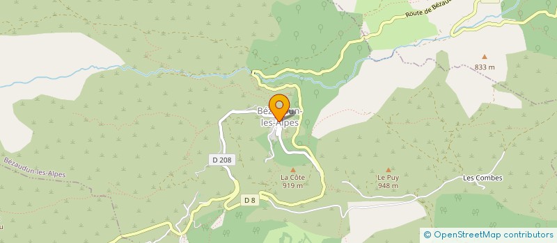 localisation de l'entreprise MADAME BERENGUELA RICHALD  BEZAUDUN-LES-ALPES