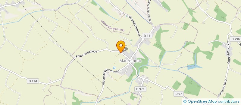 localisation de l'entreprise MADAME BERENICE ARNAUD  MAUREMONT