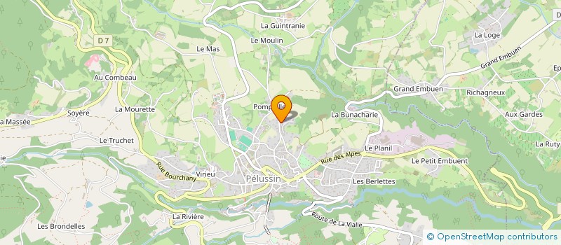 localisation de l'entreprise MADAME BERENICE BECART  PELUSSIN