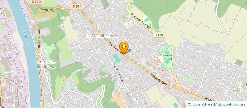 localisation de l'entreprise MADAME BERENICE BENOITS  LE MESNIL-ESNARD