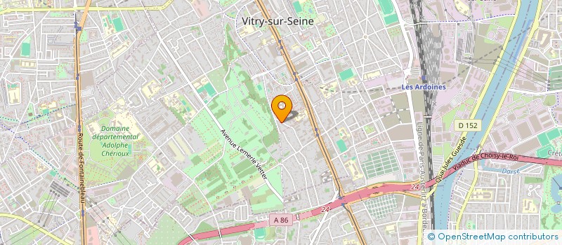 localisation de l'entreprise MADAME BERENICE BERENICE DUBUC à VITRY-SUR-SEINE