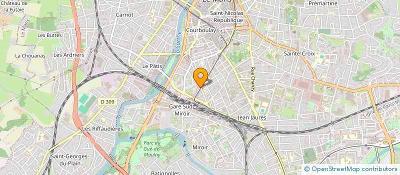 localisation de l'entreprise MADAME BERENICE BOIS  LE MANS