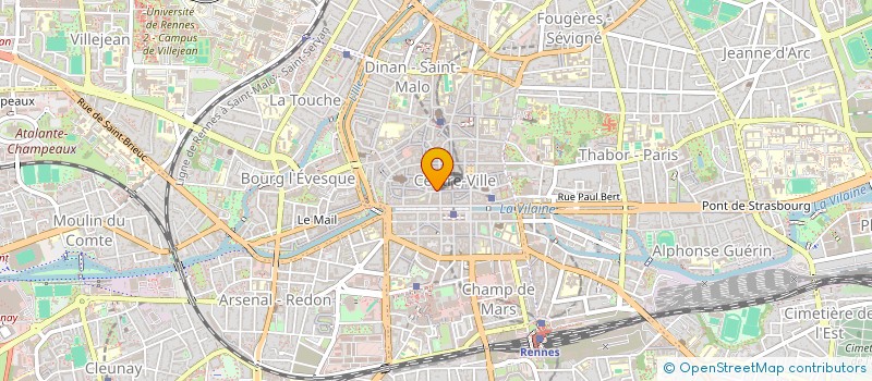 localisation de l'entreprise MADAME BERENICE BOURDOIS  RENNES