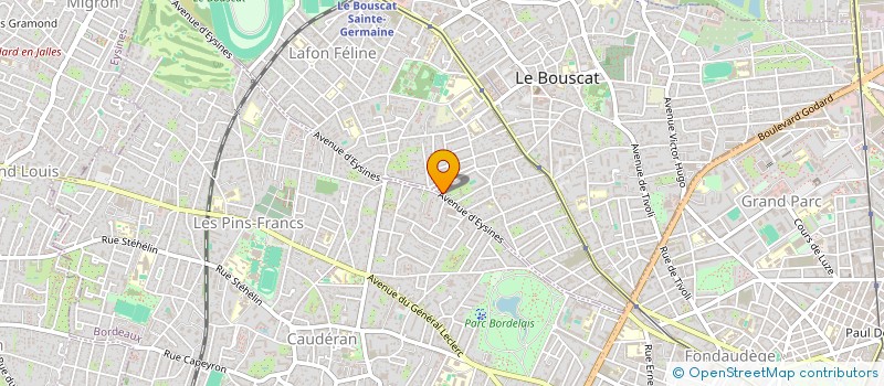 localisation de l'entreprise MADAME BERENICE CASTEL  BORDEAUX