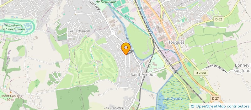 localisation de l'entreprise MADAME BERENICE CHARLES  TOURGEVILLE