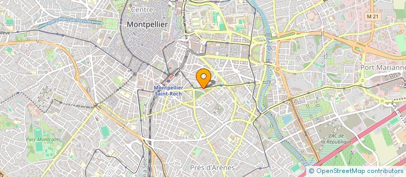 localisation de l'entreprise MADAME BERENICE CHASSAC à MONTPELLIER