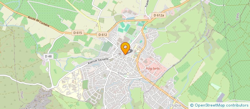 localisation de l'entreprise MADAME BERENICE CLAUDE  THUIR