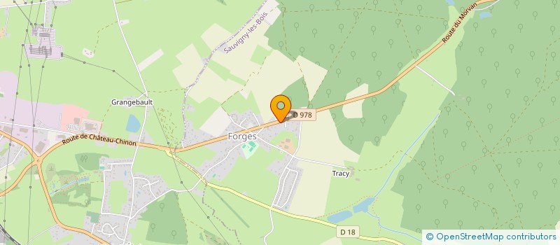 localisation de l'entreprise MADAME BERENICE CLERADIN  SAUVIGNY-LES-BOIS