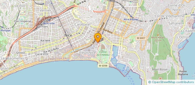 localisation de l'entreprise MADAME BERENICE CLOSSON à NICE