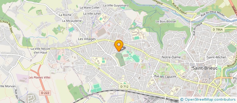 localisation de l'entreprise MADAME BERENICE COOMBES à SAINT-BRIEUC