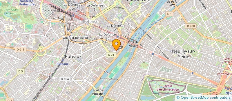 localisation de l'entreprise MADAME BERENICE DAUBIAN DELISLE  PUTEAUX