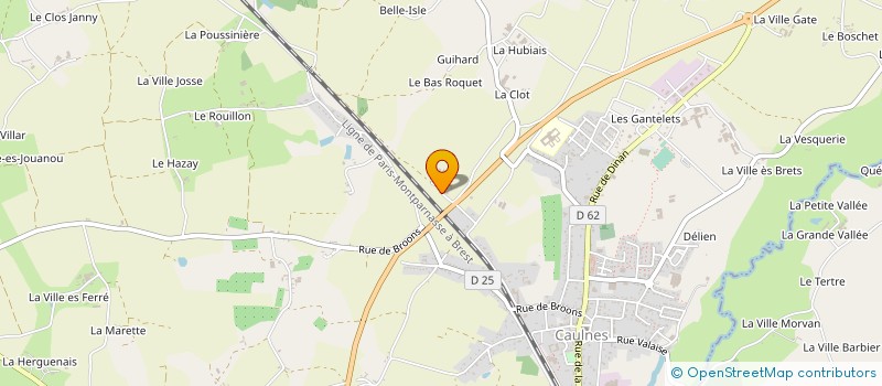 localisation de l'entreprise MADAME BERENICE DE BONFILS  CAULNES