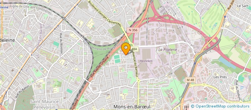 localisation de l'entreprise MADAME BERENICE DUJARDIN  ROUBAIX