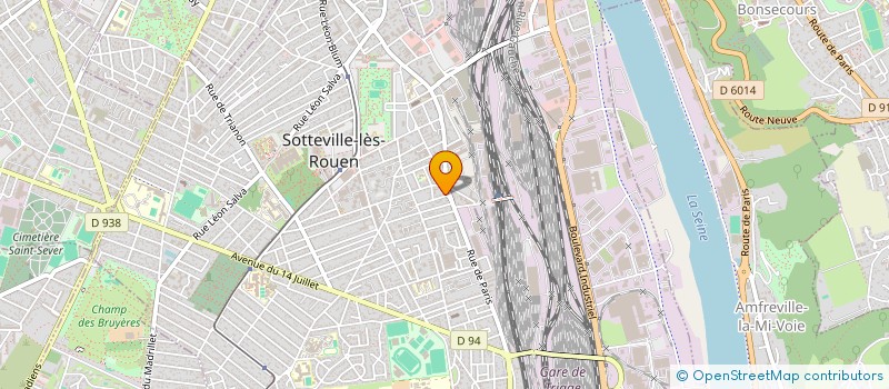 localisation de l'entreprise MADAME BERENICE ELOUART  SOTTEVILLE-LES-ROUEN