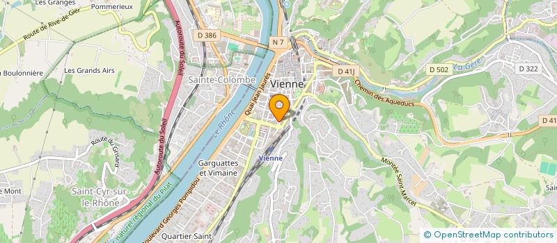 localisation de l'entreprise MADAME BERENICE FAYOLLE à VIENNE