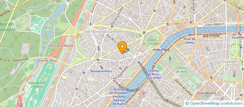 localisation de l'entreprise MADAME BERENICE FLEJOU  PARIS