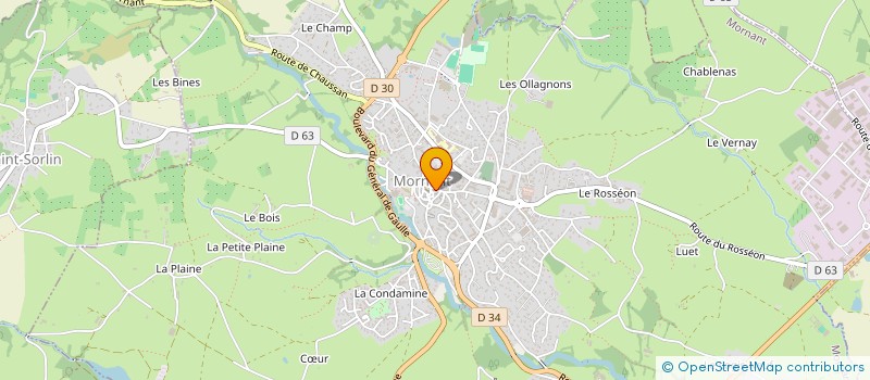 localisation de l'entreprise MADAME BERENICE GARCIA  MORNANT