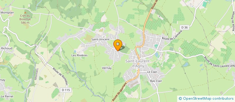 localisation de l'entreprise MADAME BERENICE L'HERBETTE  SAINT-LAURENT-D'AGNY