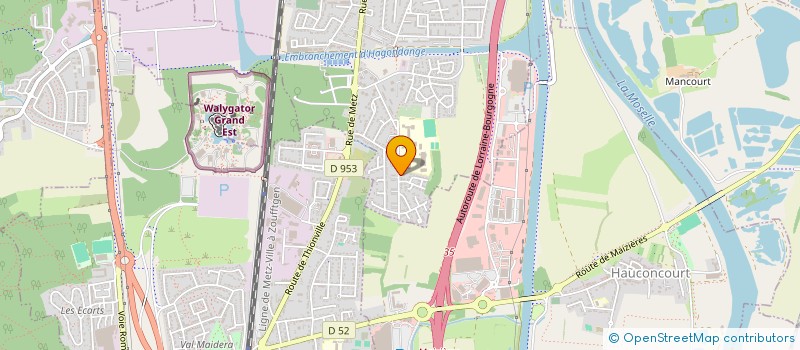 localisation de l'entreprise MADAME BERENICE LEVAZEUX  TALANGE