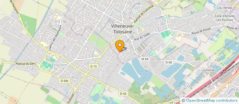 localisation de l'entreprise MADAME BERENICE MALLET à VILLENEUVE-TOLOSANE