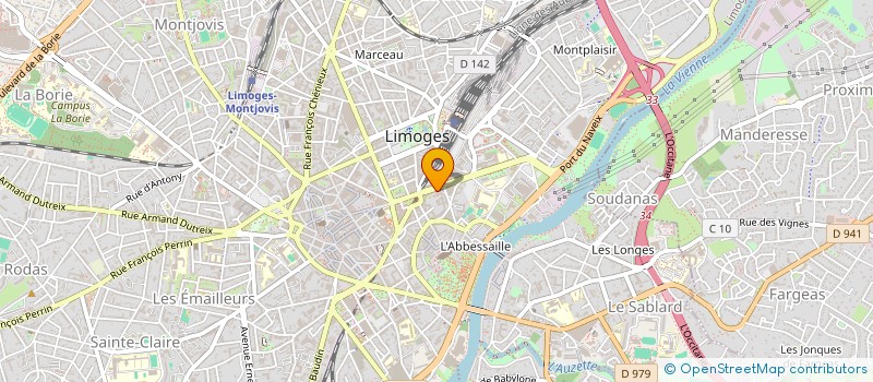 localisation de l'entreprise MADAME BERENICE MALONDA NGOY à LIMOGES