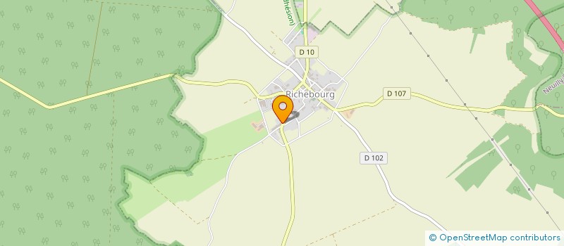 localisation de l'entreprise MADAME BERENICE MARTIN à RICHEBOURG