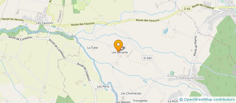localisation de l'entreprise MADAME BERENICE MATHIEU à CHATEAUDOUBLE