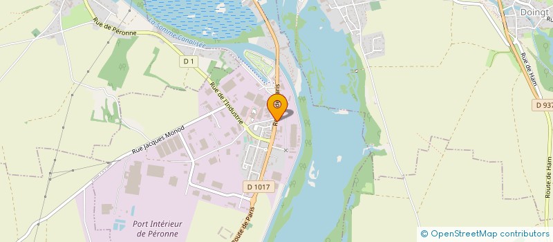 localisation de l'entreprise MADAME BERENICE MICBERTH  PERONNE