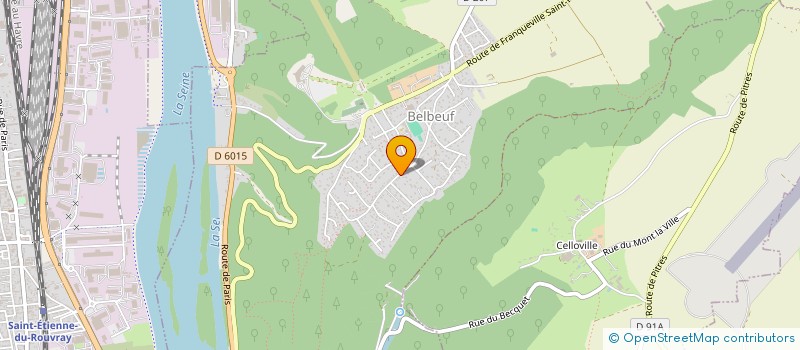 localisation de l'entreprise MADAME BERENICE PERMENTIER  BELBEUF