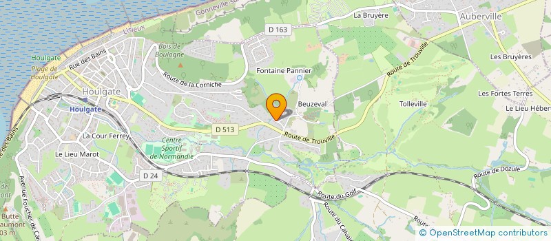 localisation de l'entreprise MADAME BERENICE PEYCELON  HOULGATE