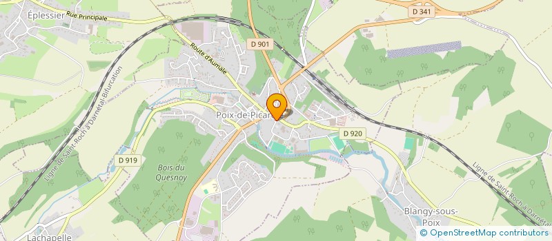 localisation de l'entreprise MADAME BERENICE POTIER  POIX-DE-PICARDIE