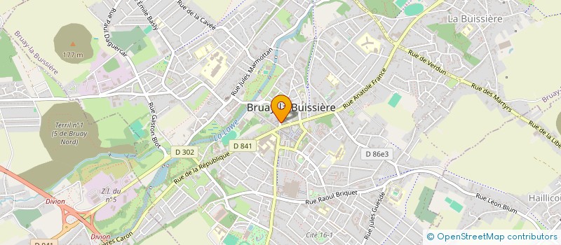 localisation de l'entreprise MADAME BERENICE REGNAUDIN à BRUAY-LA-BUISSIERE