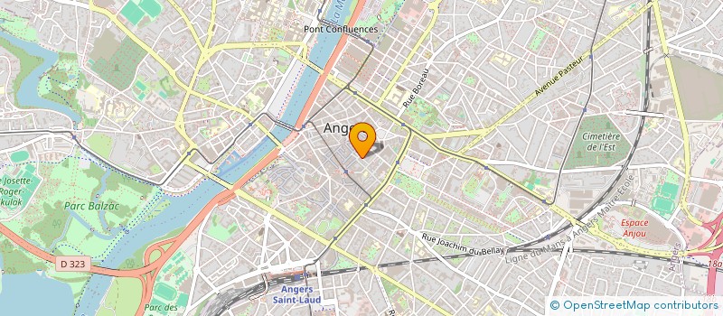 localisation de l'entreprise MADAME BERENICE RONDEAU à ANGERS