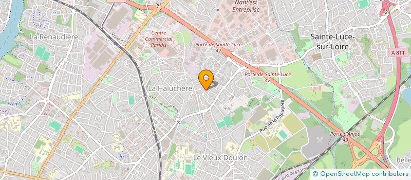 localisation de l'entreprise MADAME BERENICE SAULAIS à NANTES