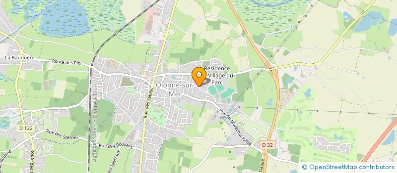 localisation de l'entreprise MADAME BERENICE SIRET à LES SABLES D'OLONNE