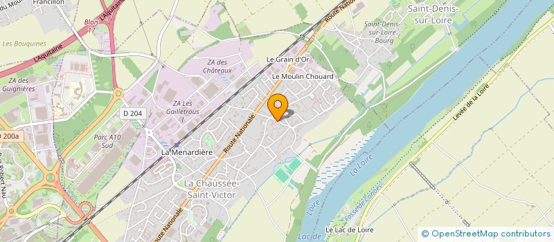 localisation de l'entreprise MADAME BERENICE TARCHER  LA CHAUSSEE-SAINT-VICTOR