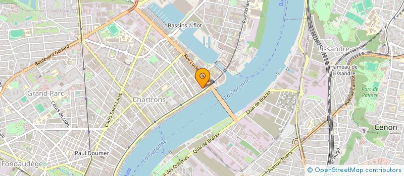 localisation de l'entreprise MADAME BERENICE TULLIEZ  BORDEAUX