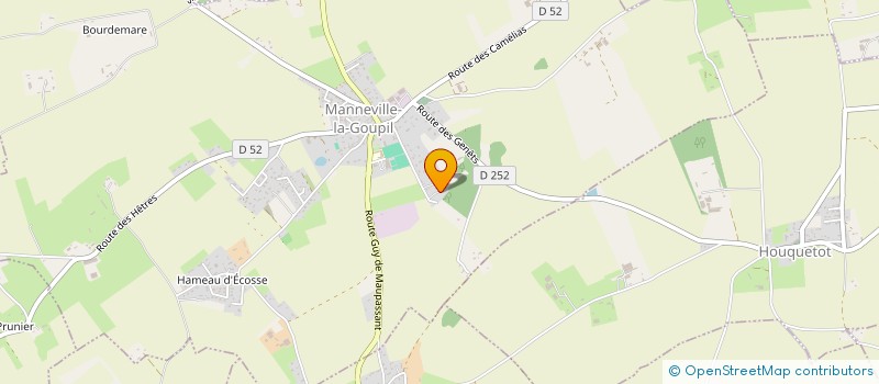 localisation de l'entreprise MADAME BERENICE VASSELIN  MANNEVILLE-LA-GOUPIL