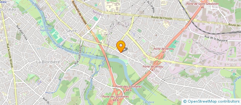 localisation de l'entreprise MADAME BERENISSE LUCAS à VERTOU