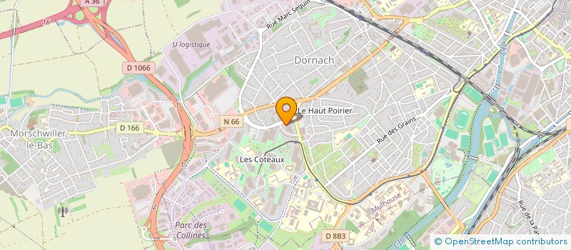 localisation de l'entreprise MADAME BERFIN DOGAN  MULHOUSE